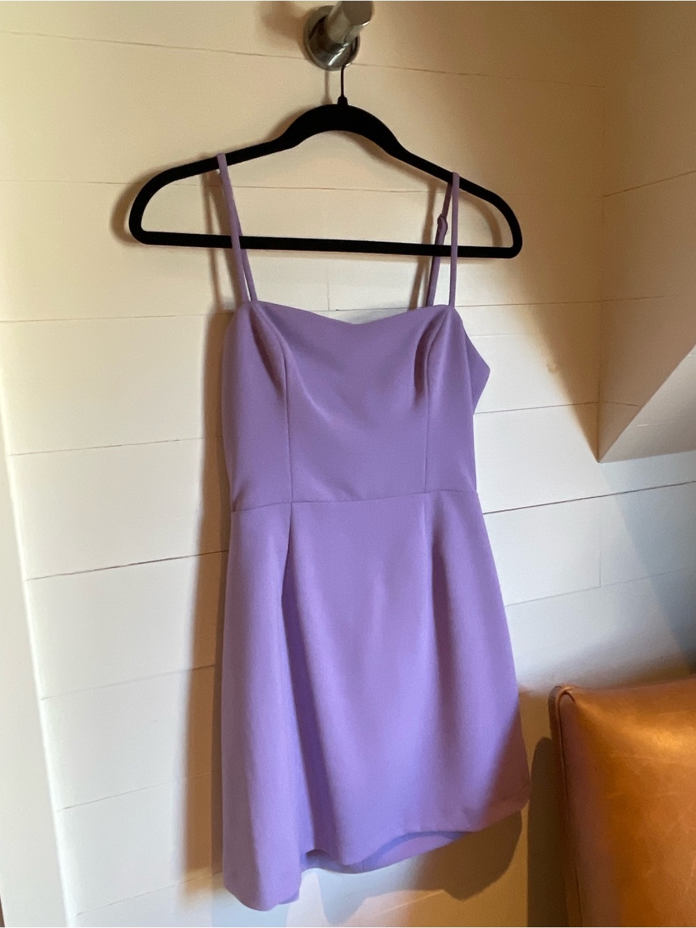 French Connection Lilac Spaghetti-Strap Mini Dress